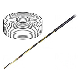 Cablu motor chainflex CF30 4G4mm2 PVC negru | Electronic-mag.ro | Componente Electronice