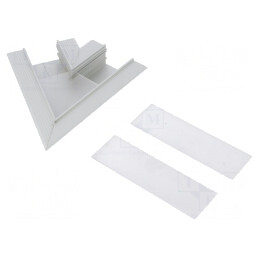 Conector Aluminiu Anodat 60° Argintiu VARIO30-05 | Electronic-mag.ro | Componente Electronice