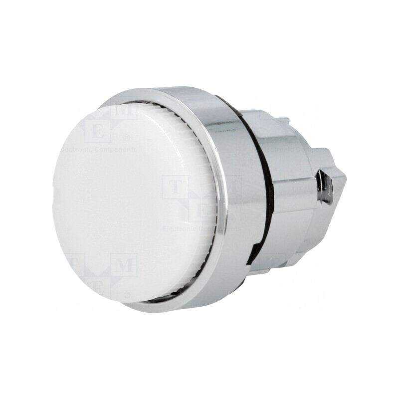 Comutator Acționat prin Apăsare 22mm Albă | Electronic-mag.ro | Componente Electronice
