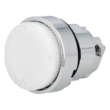 Comutator Acționat prin Apăsare 22mm Albă | Electronic-mag.ro | Componente Electronice