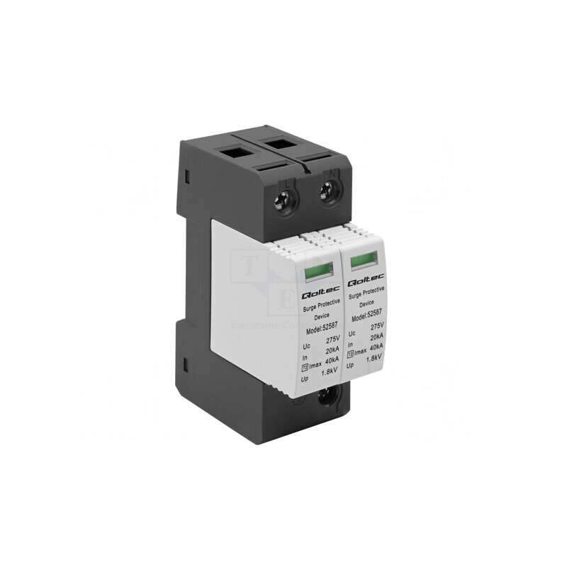 Limitator de Supratensiuni Tip 2 Poli 2 DIN IP20 | Electronic-mag.ro | Componente Electronice