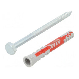 Plastic Anchor with Screw 10x80mm - 10pcs | Electronic-mag.ro | Componente Electronice