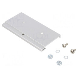 Mâner Aluminiu 100mm pentru Șină DIN TS35 | Electronic-mag.ro | Componente Electronice