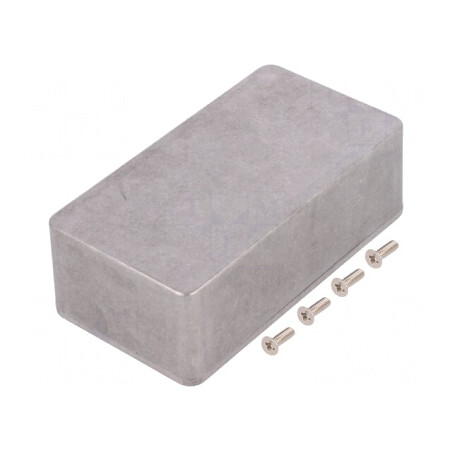 Carcasă Universală Aluminiu IP54 60x112x37mm | Electronic-mag.ro | Componente Electronice