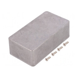 Carcasă Universală Aluminiu IP54 60x112x37mm | Electronic-mag.ro | Componente Electronice