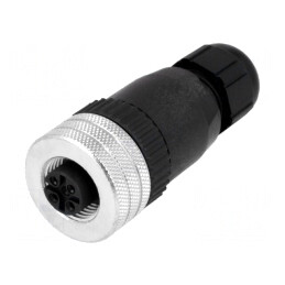 Mufă M12 4 PIN mamă pe cablu IP67 | Electronic-mag.ro | Componente Electronice