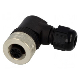 Mufă M12 4 PIN mamă IP67 pe cablu CANopen DeviceNet | Electronic-mag.ro | Componente Electronice