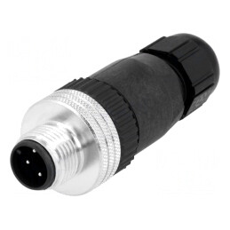 Mufă M12 4 PIN tată DeviceNet/CANopen IP67 pe cablu | Electronic-mag.ro | Componente Electronice