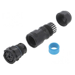 Conector Circular Mamă cu Șurub PIN 5 X-Lok