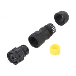 Conector Circular Mamă cu Șurub PIN 5 X-Lok | Electronic-mag.ro | Componente Electronice