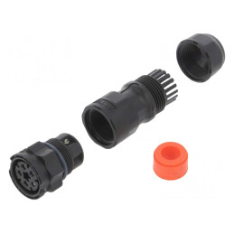 Mufă Circulară Mamă cu Șurub 5 PIN X-Lok | Electronic-mag.ro | Componente Electronice