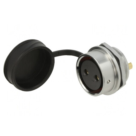 Soclu SA28 mamă 2 PIN IP67 50A 500V 10mm2 | Electronic-mag.ro | Componente Electronice