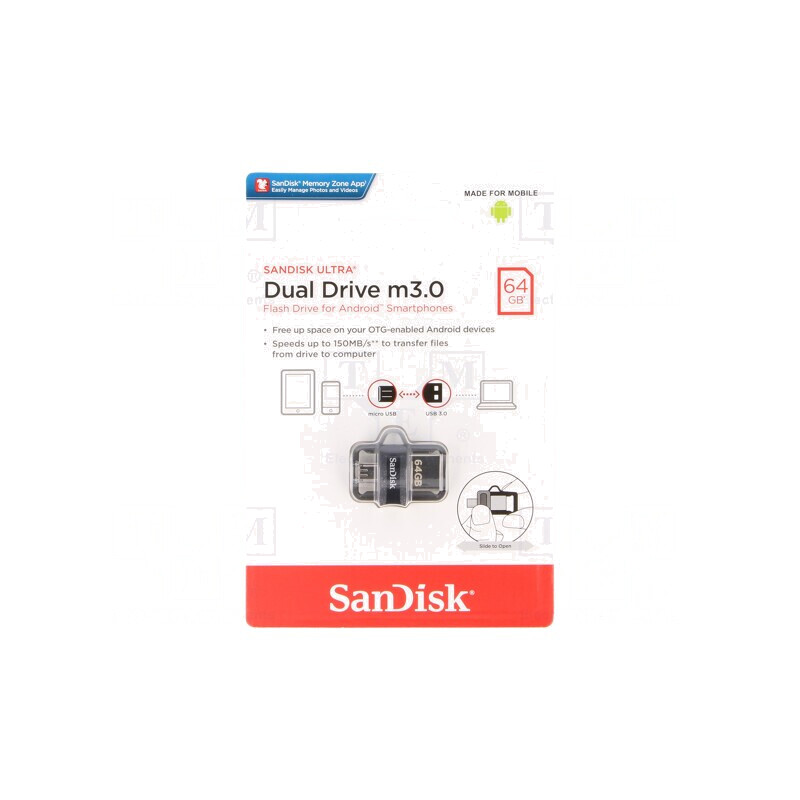Pendrive OTG USB 3.0 64GB 150MB/s | Electronic-mag.ro | Componente Electronice