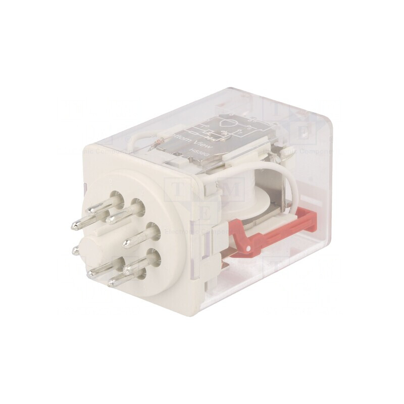 Releu electromagnetic DPDT 24VAC 10A | Electronic-mag.ro | Componente Electronice