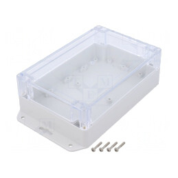 Carcasă Universală ABS Gri Deschis 120x180x60mm | Electronic-mag.ro | Componente Electronice