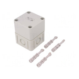 Carcasă Universală 65x65x81mm Metrice | Electronic-mag.ro | Componente Electronice