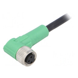 Cablu Conectare M8 3 PIN Unghi 5m PVC 250VAC 4A