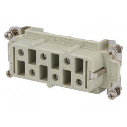 Conector HDC Mamă 6P 35A 400V/690V | Electronic-mag.ro | Componente Electronice