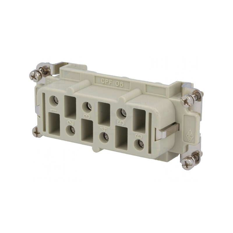 Conector HDC Mamă 6P 35A 400V/690V | Electronic-mag.ro | Componente Electronice Conector HDC Mamă 6P 35A 400V/690V | Electronic-mag.ro | Componente Electronice