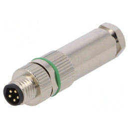 Conector M8 5 Pini Tată pe Cablu IP65/IP67 | Electronic-mag.ro | Componente Electronice