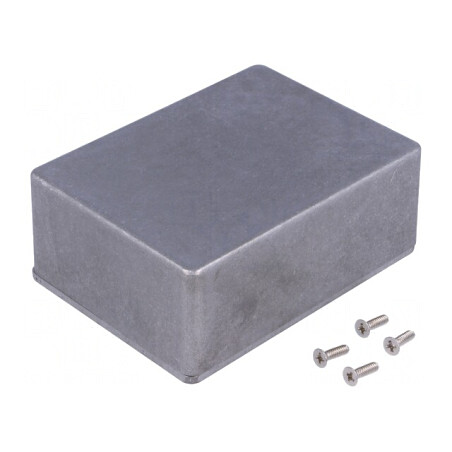Carcasă Universală Aluminiu IP54 82x111x40mm | Electronic-mag.ro | Componente Electronice