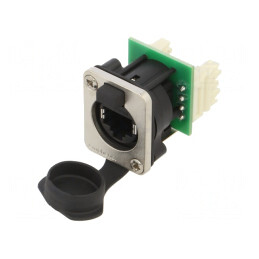 Conector CAT5e XLRnet D Type IP54 | Electronic-mag.ro | Componente Electronice