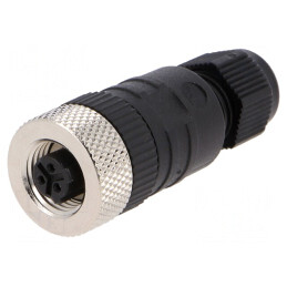 Conector mufă mamă 1/2-20 PIN 3 filet interior rotire | Electronic-mag.ro | Componente Electronice