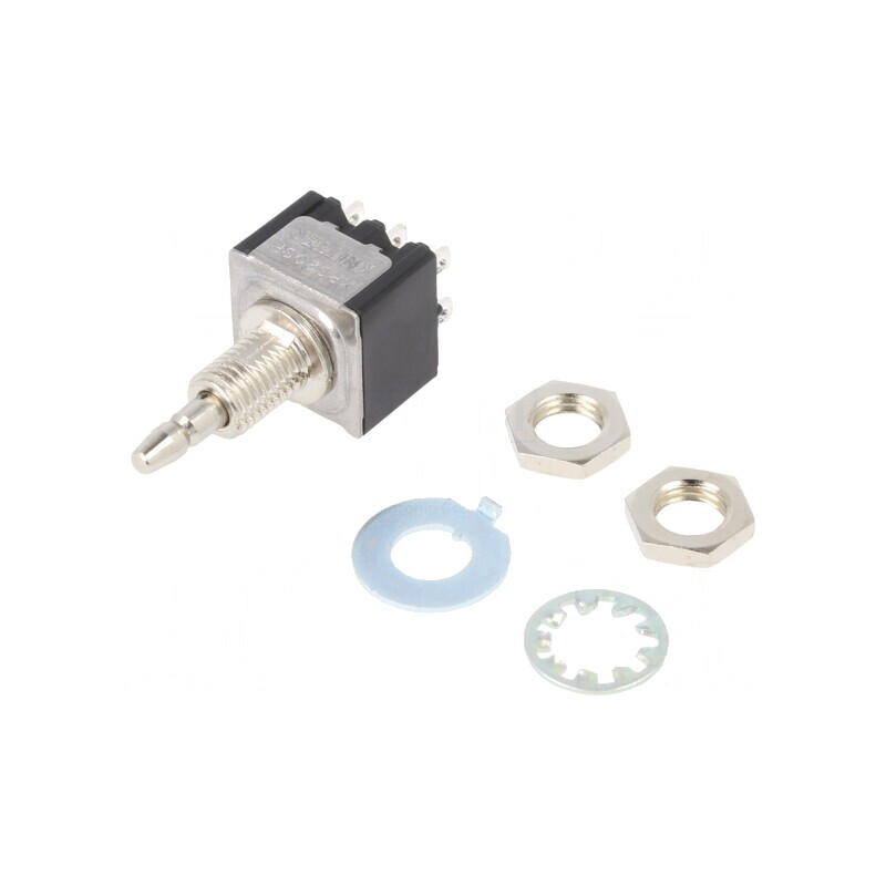 Comutator DPDT 3A/125VAC ON-(ON) | Electronic-mag.ro | Componente Electronice Comutator DPDT 3A/125VAC ON-(ON) | Electronic-mag.ro | Componente Electronice