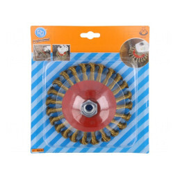 Perie disc alamă 150mm M14 | Electronic-mag.ro | Componente Electronice