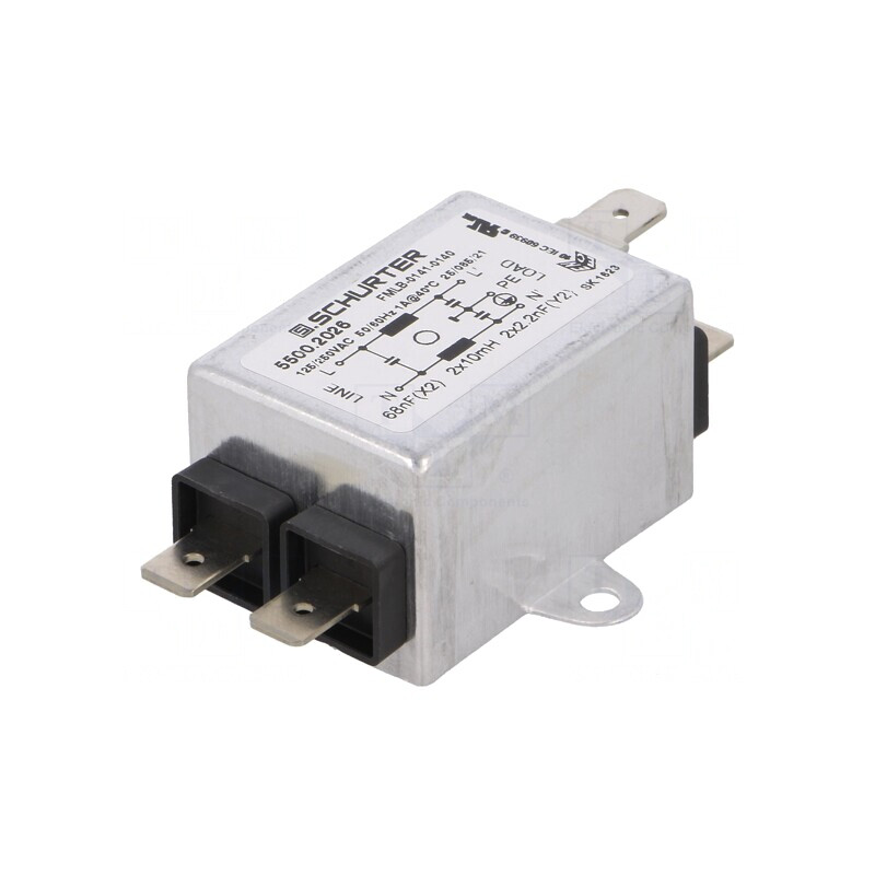 Filtru Anti-Interferențe 250VAC 68nF 2.2nF 10mH THT | Electronic-mag.ro | Componente Electronice