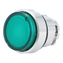 Comutator Apăsare 22mm Verde | Electronic-mag.ro | Componente Electronice