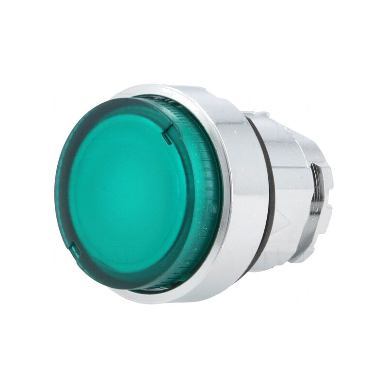 Comutator Apăsare 22mm Verde | Electronic-mag.ro | Componente Electronice