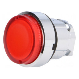 Comutator apăsare 22mm roșu stabilizat | Electronic-mag.ro | Componente Electronice