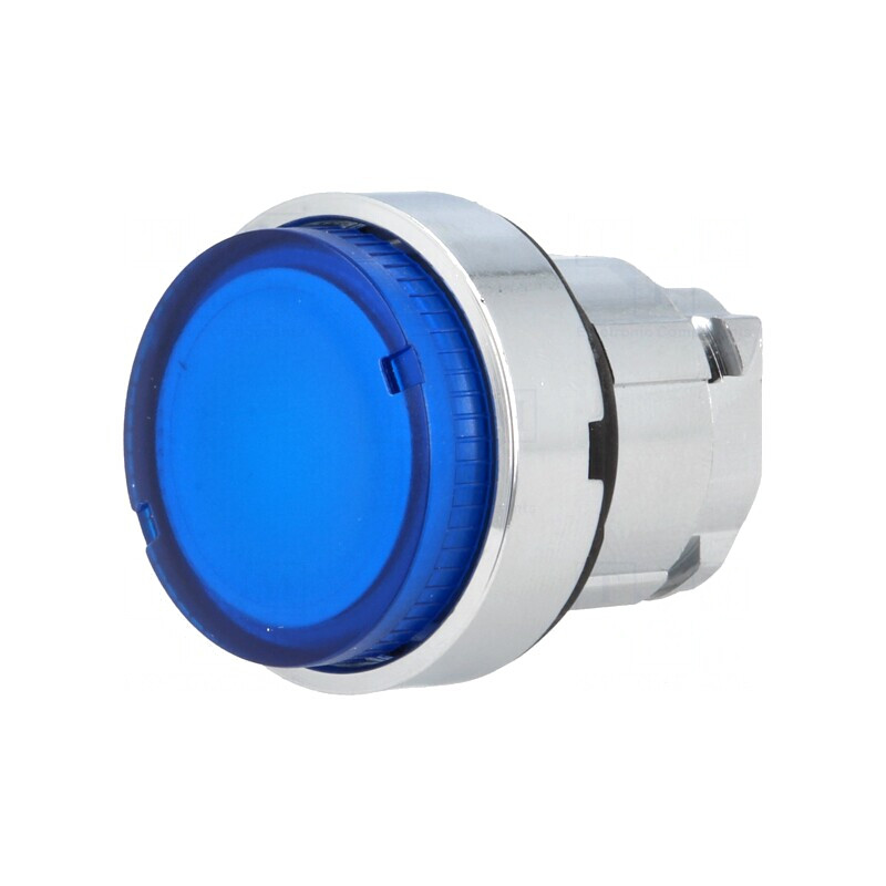 Comutator cu apăsare 22mm albastru | Electronic-mag.ro | Componente Electronice