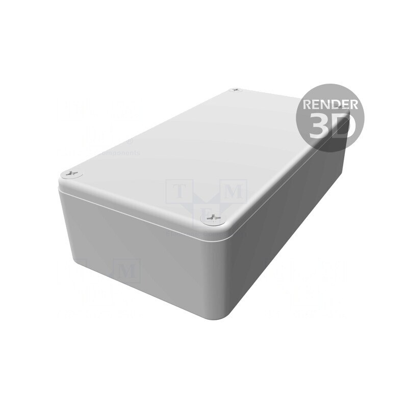 Carcasă Universală Aluminiu IP54 60mm x 112mm x 31mm | Electronic-mag.ro | Componente Electronice