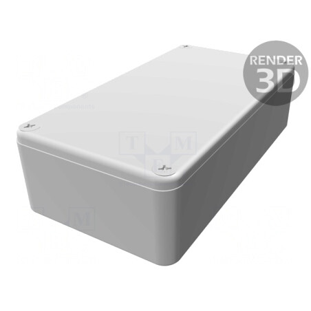 Carcasă Universală Aluminiu IP54 60mm x 112mm x 31mm | Electronic-mag.ro | Componente Electronice
