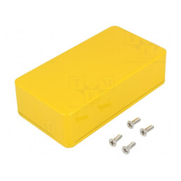 Carcasă universală aluminiu IP54 60x112x31mm 1590BYL | Electronic-mag.ro | Componente Electronice