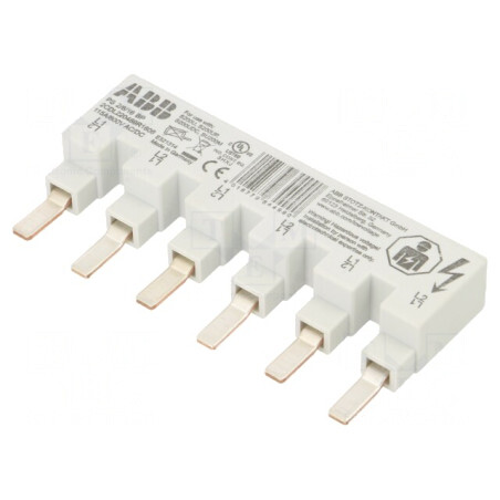 Bară colectoare 16mm2 2P 480VAC 80A 6 module | Electronic-mag.ro | Componente Electronice