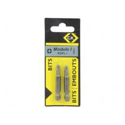 Capăt de șurubelniță PlusMinus PZ SL/PZ1 - set 2 buc. | Electronic-mag.ro | Componente Electronice
