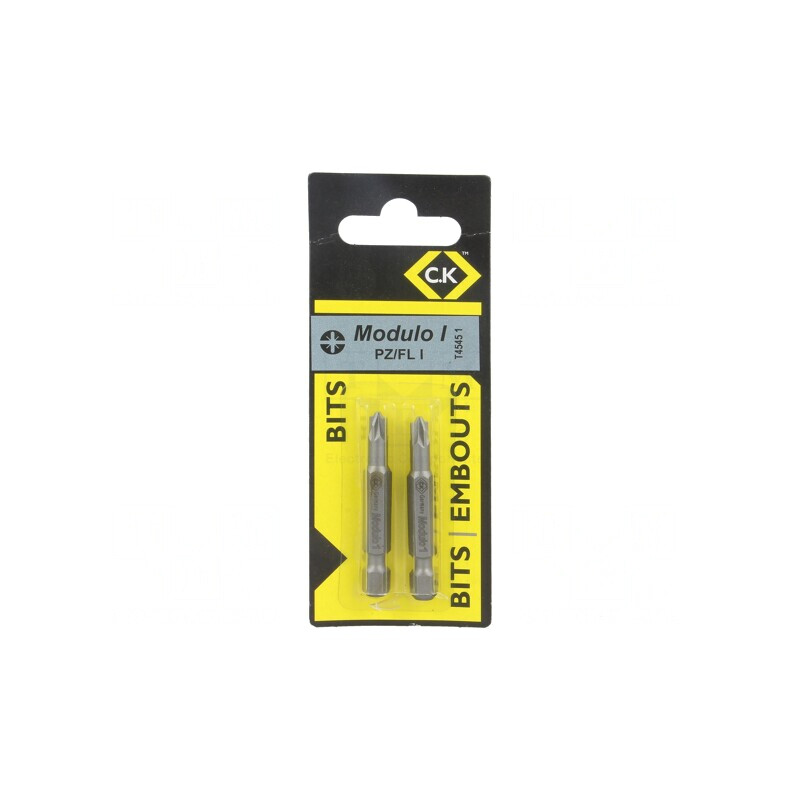 Capăt de șurubelniță PlusMinus PZ SL/PZ1 - set 2 buc. | Electronic-mag.ro | Componente Electronice