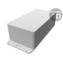 Carcasă universală ABS gri IP54 80x150x50mm | Electronic-mag.ro | Componente Electronice