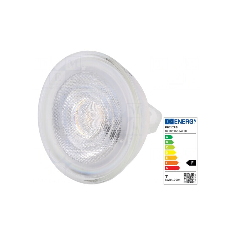 Lampă LED GU5,3 7W 2700K 621lm Alb Cald | Electronic-mag.ro | Componente Electronice