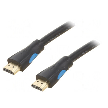 Cablu HDMI 1.4 Negru 8m | Electronic-mag.ro | Componente Electronice