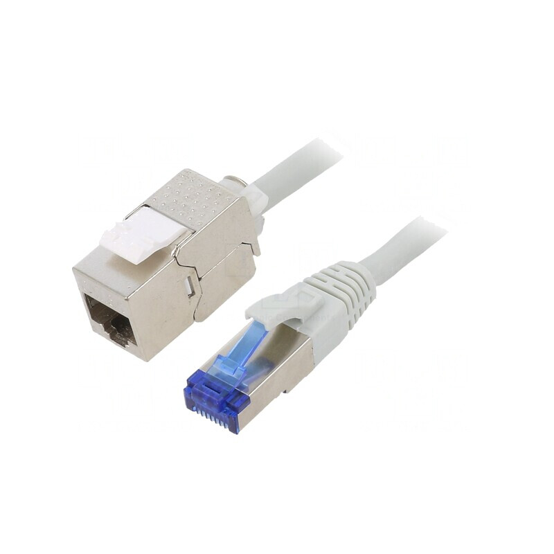 Prelungitor RJ45 3m Gri Cat6a | Electronic-mag.ro | Componente Electronice
