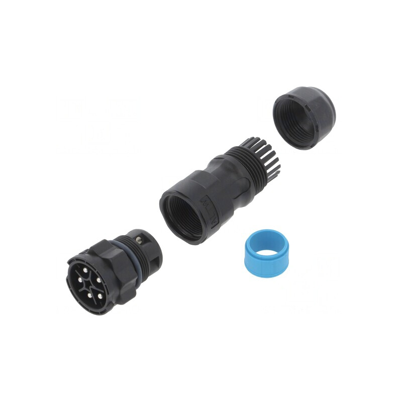 Conector circular tată cu șurub PIN 5 X-Lok | Electronic-mag.ro | Componente Electronice