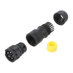 Conector circular tată cu șurub PIN 5 X-Lok | Electronic-mag.ro | Componente Electronice