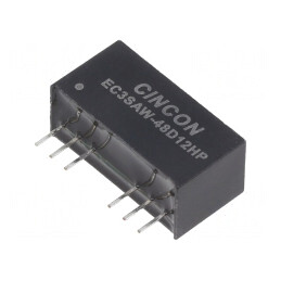 Convertor DC/DC 3W 18-74V la 12V și -12V THT | Electronic-mag.ro | Componente Electronice