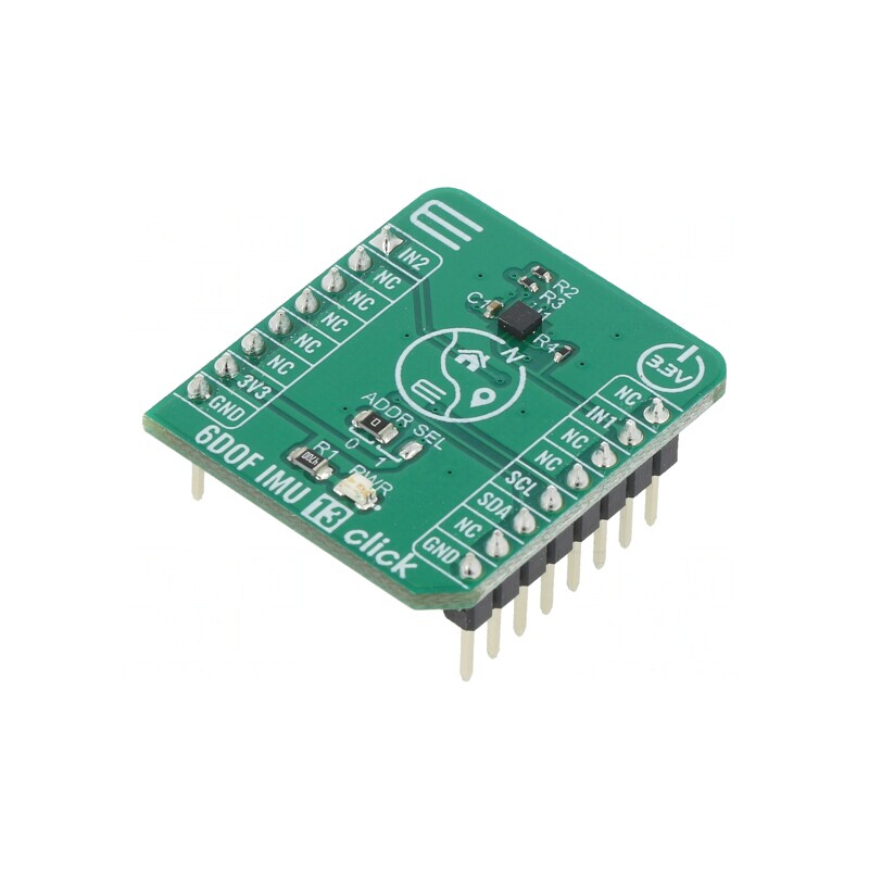 Placă Click Accelerometru Magnetometru I2C MC6470 3.3V | Electronic-mag.ro | Componente Electronice