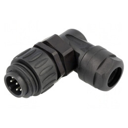 Conector Circular 7-Pin Tată Lipire Argintat | Electronic-mag.ro | Componente Electronice