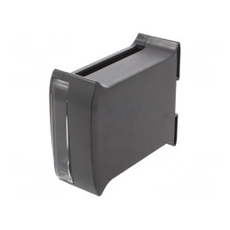Carcasă pentru șină DIN gri închis 101mm x 45mm x 119mm | Electronic-mag.ro | Componente Electronice